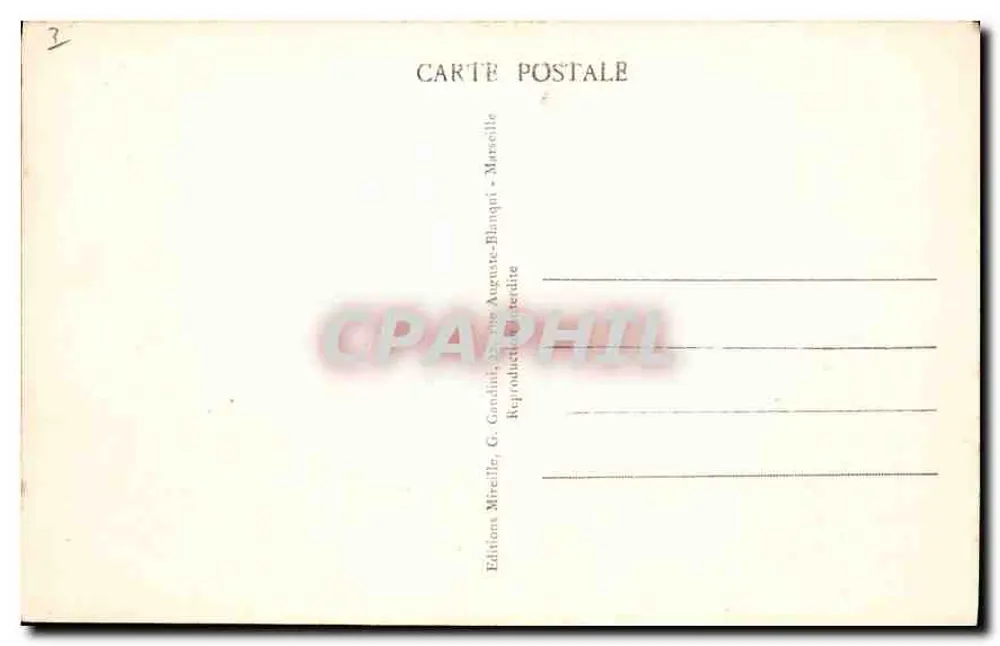 Marseille - Die Corniche aus den Gärten der Reserve gesehen — Mureille, n°215 - Rückseite