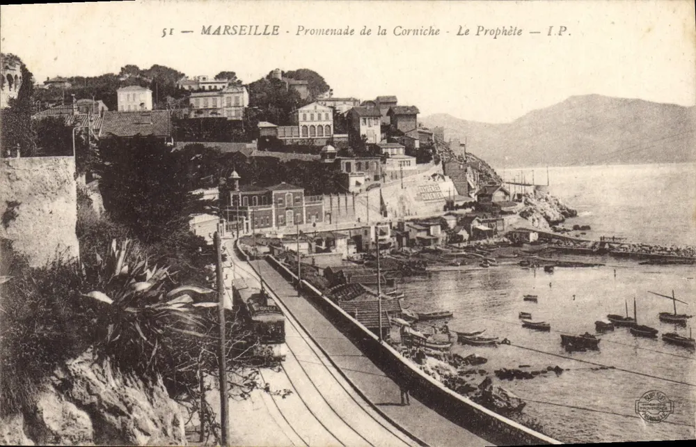 Marseille - Promenade de la Corniche - O Profeta - I.P. - Frente
