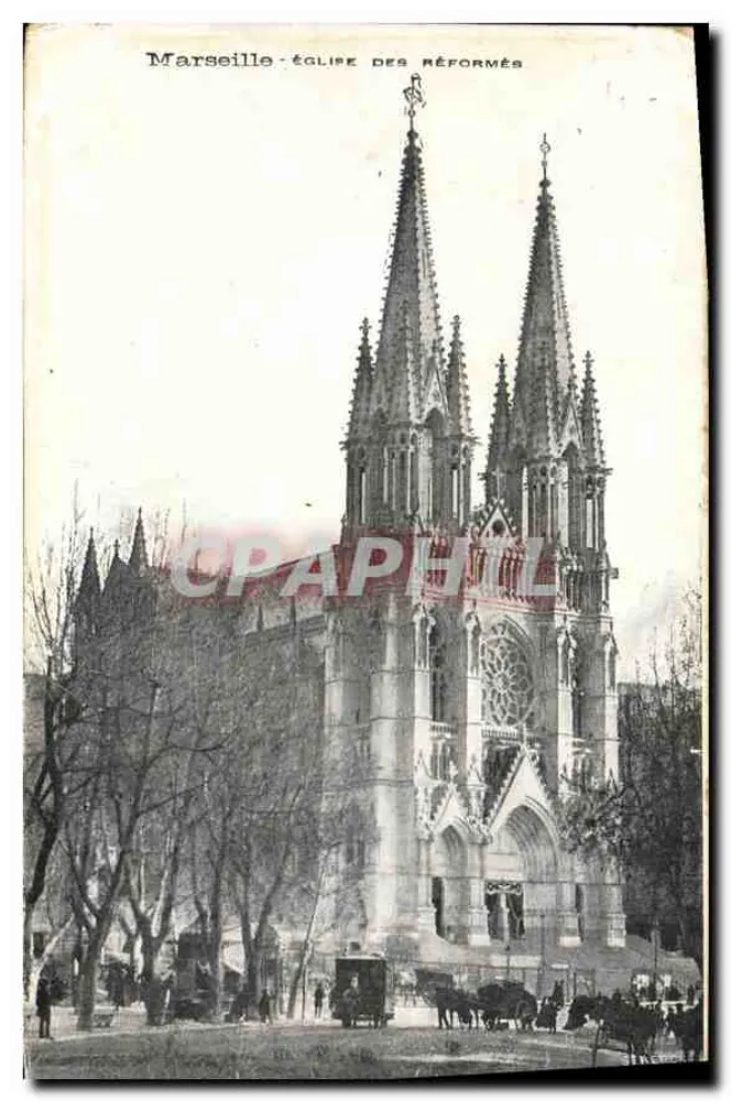 Marselha — Igreja dos Reformados — Grands Magasins de Nouveautés aux Travailleurs Brest - Frente