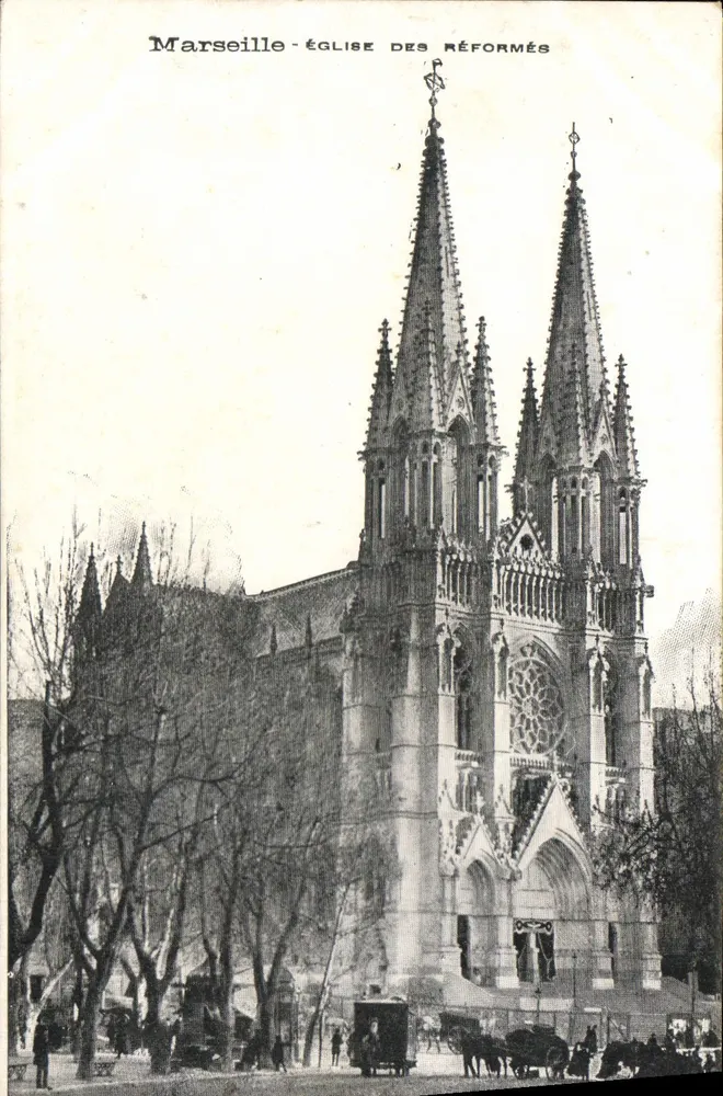 Marselha — Igreja dos Reformados — editor não visível - Frente