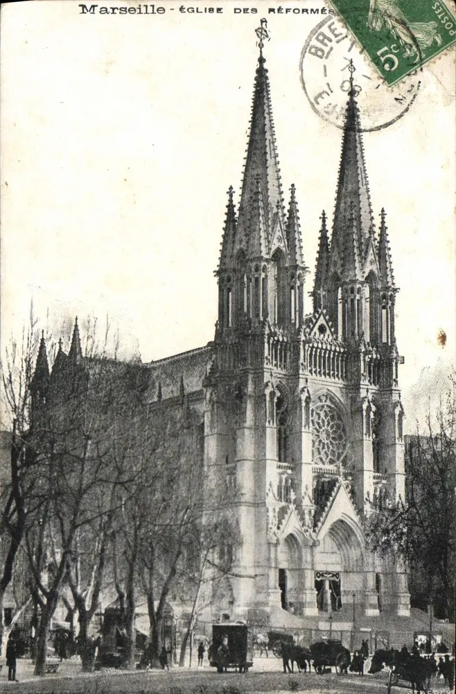 Marsiglia — Chiesa dei Riformati — Editore non identificato - Recto
