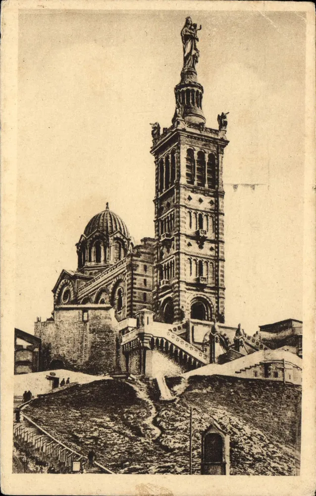 Marseille — Notre-Dame de la Garde — Édition spéciale de la Basilique - Frente