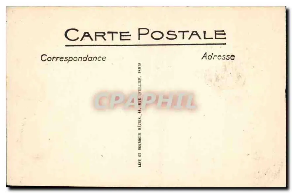 Catedral de Marselha — vista arquitetônica — editor Letellier, n° 44 - Verso