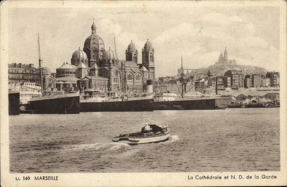 Marseille — Die Kathedrale und Notre-Dame de la Garde — LL 140 - Vorderseite