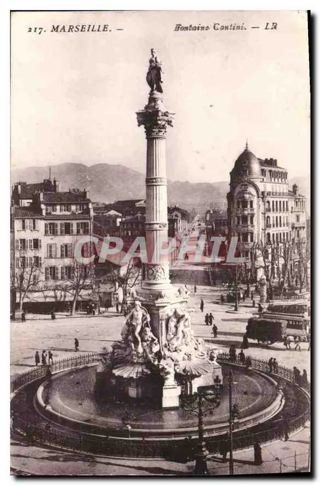 Marseille — Fontaine Contini — LR - Frente