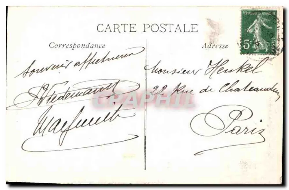 Marseille — Fontaine Contini — LR - Verso