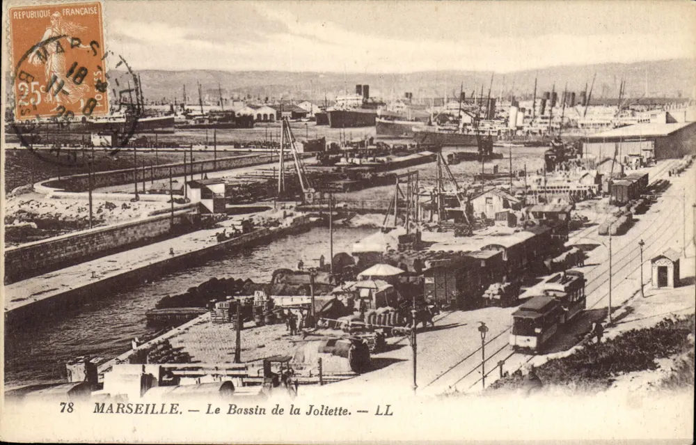Marseille — Le Bassin de la Joliette — LL - Vorderseite