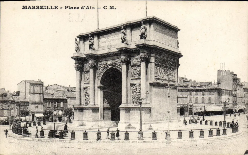 Marseille - Place d'Aix — C.M. - Frente