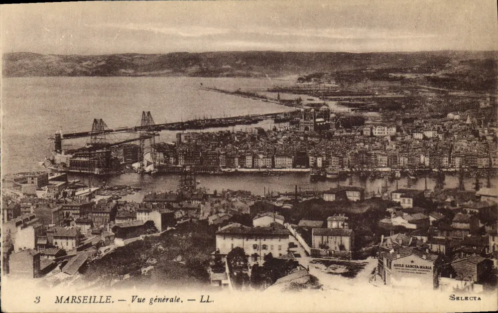 Marseille — Vista geral — LL. — Selecta - Frente