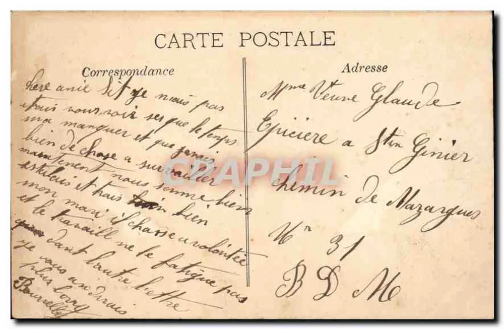 Marseille — O Parque Borely — Maganin Geral - Marseille - Verso