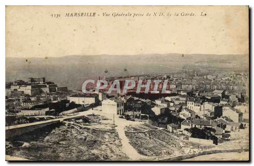 MARSEILLE — Allgemeiner Blick von N.D. de la Garde — L.* - Vorderseite