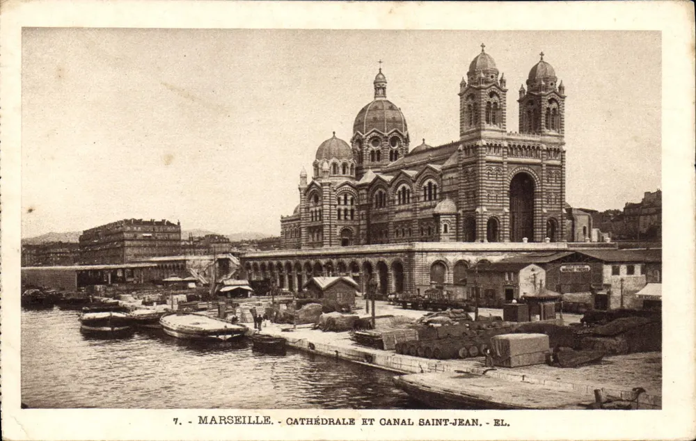 Marseille - Kathedrale und Kanal Saint-Jean — EL, n°7 - Vorderseite