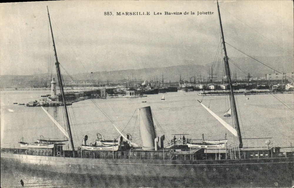 Marseille — Die Bassins de la Joliette — Ateliers de Phototypie Guinde, Marseille - Vorderseite