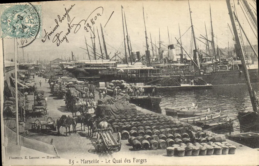 Marseille - O Caisso das Fornas — Fototip. E. Lacour — n°85 - Frente