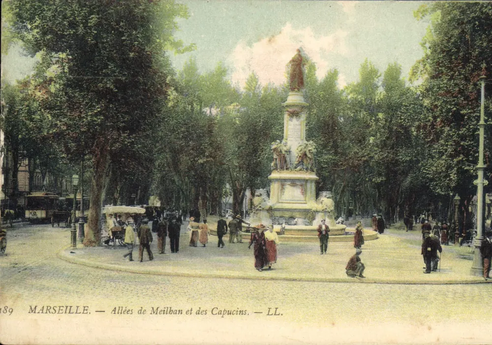 Marseille — Allées de Meilban und des Capucins — LL. - Vorderseite