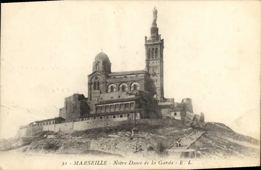 Marselha - Nossa Senhora da Guarda - E. L. n°31 - Frente