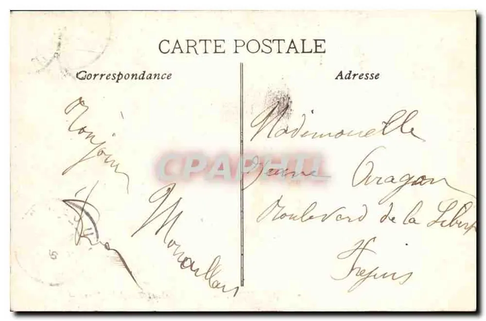 Marseille — Kathedrale und St-Jean-Kanal — EE. - Rückseite