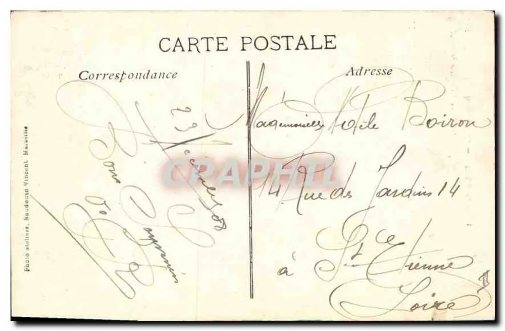 Beeld van Pierre Puget — Marseille — Magasin Général - Achterkant