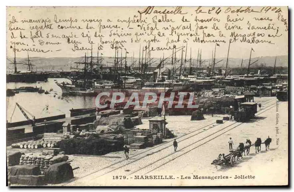 Marselha — As Messageries — Joliette - Frente