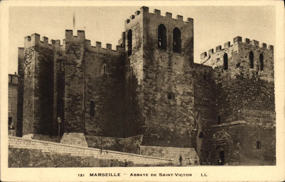 Marseille — Abadia de São Vicente — LL - Frente