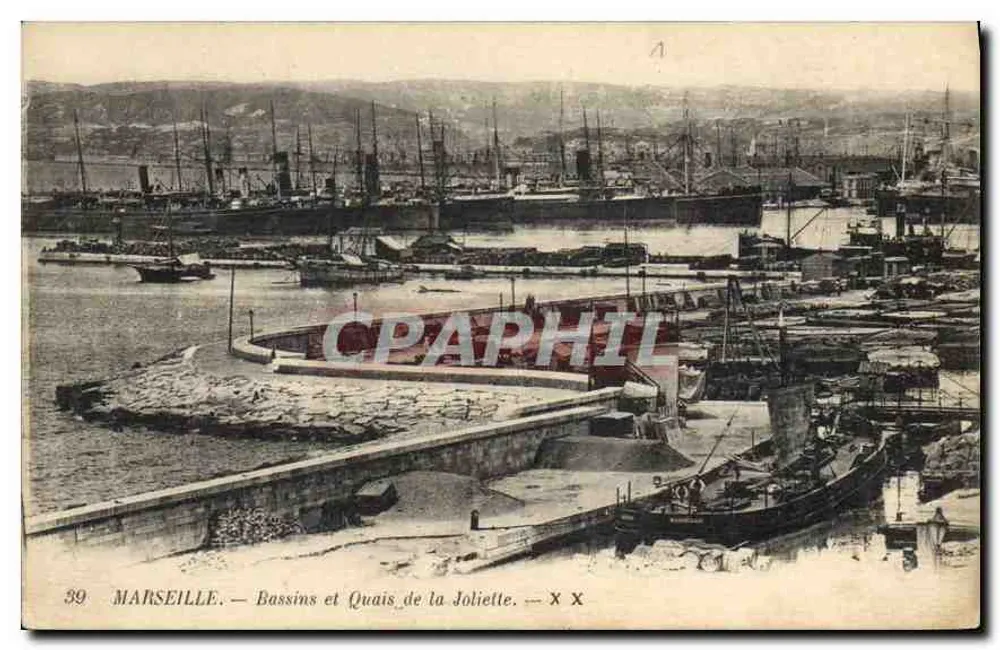 MARSEILLE — Basins und Docks von Joliette — Nr. 39 - Vorderseite