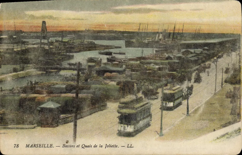 Marseille — Bassins et Quais de la Joliette — LL. Nr. 78 - Vorderseite
