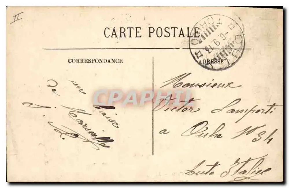 Marseille — Bassins de la Joliette — LL. - Rückseite