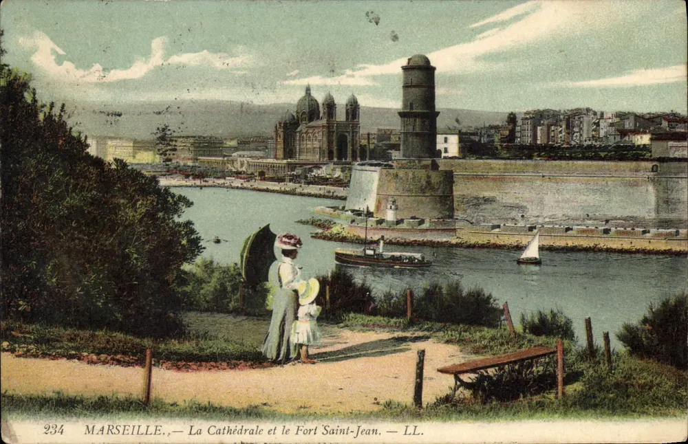 Marseille — Die Kathedrale und das Fort Saint-Jean — LL. n° 234 - Vorderseite