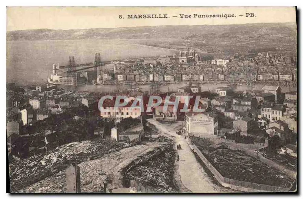 Marselha — Vista Panorâmica — PB. - Frente