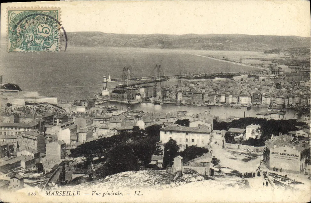 Marselha — Vista geral. — LL. — N° 230 - Frente