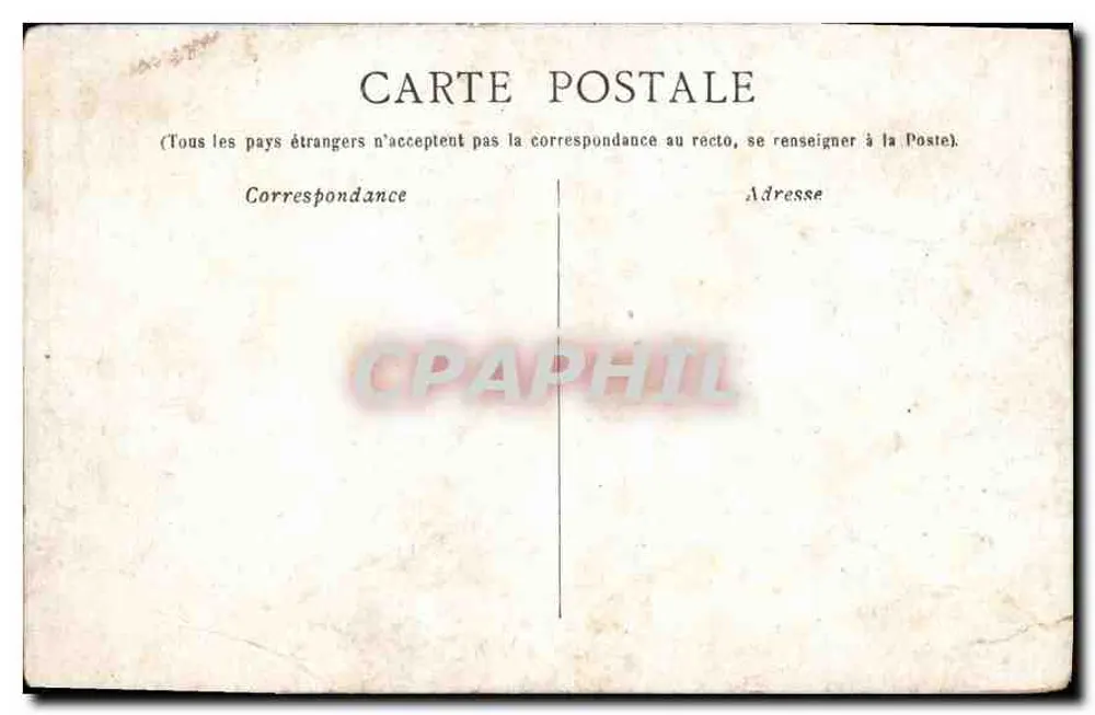 Marselha — Castelo de If — editor não identificado - Verso