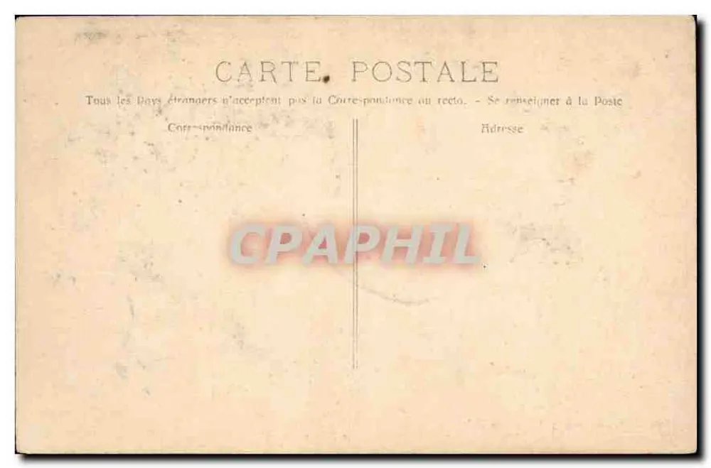 Marseille - O Palácio Longchamp — editor P. RUIZ, n°7 - Verso