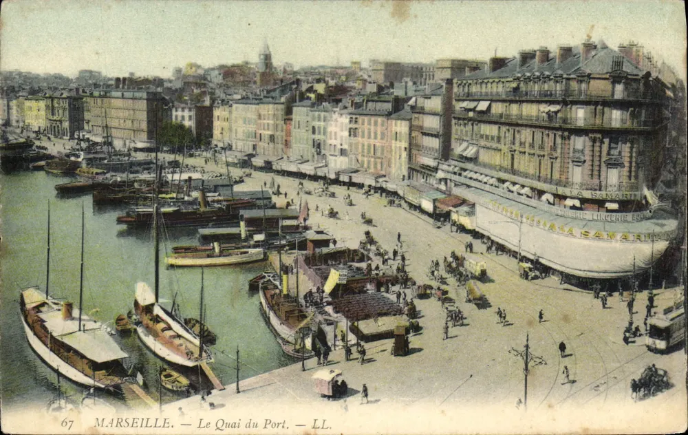 Marseille — O Quai do Porto — LL. n°67 - Frente