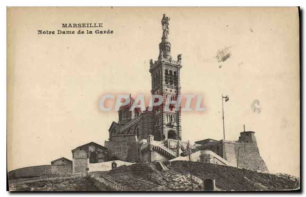 Marselha — Nossa Senhora da Guarda — editor não identificado - Frente