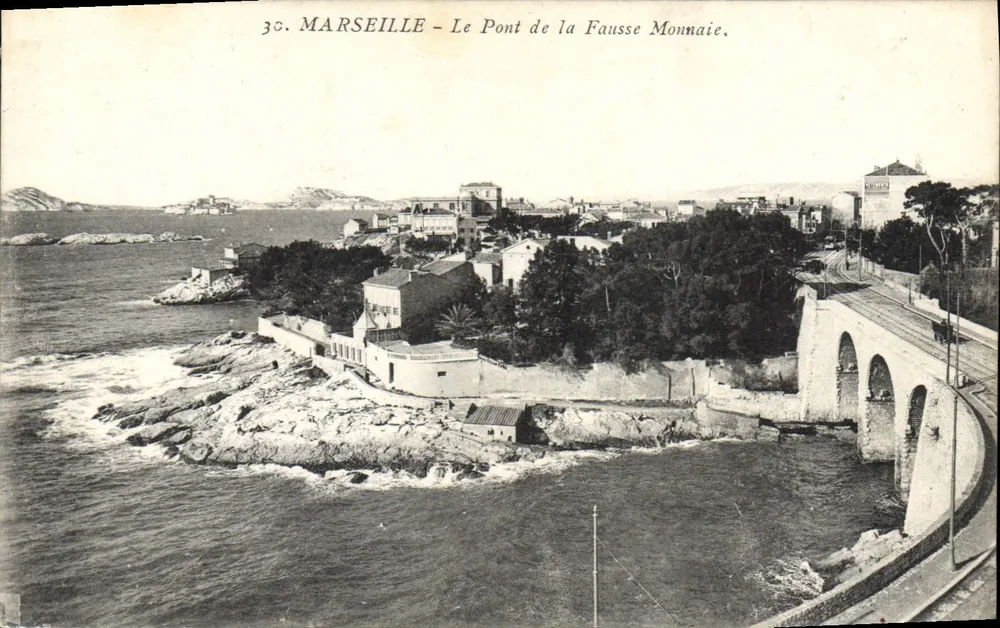Marseille — Die Falsche-Münze-Brücke — n° 30 - Vorderseite