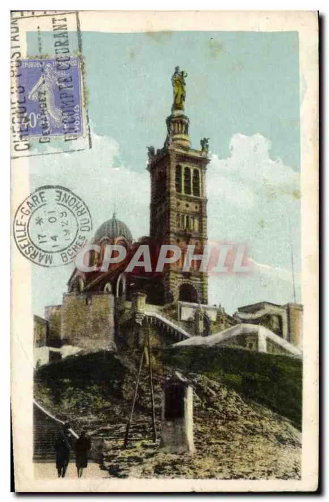 La Basilique de Notre-Dame de la Garde — Marseille — Verlag A.T. - Vorderseite