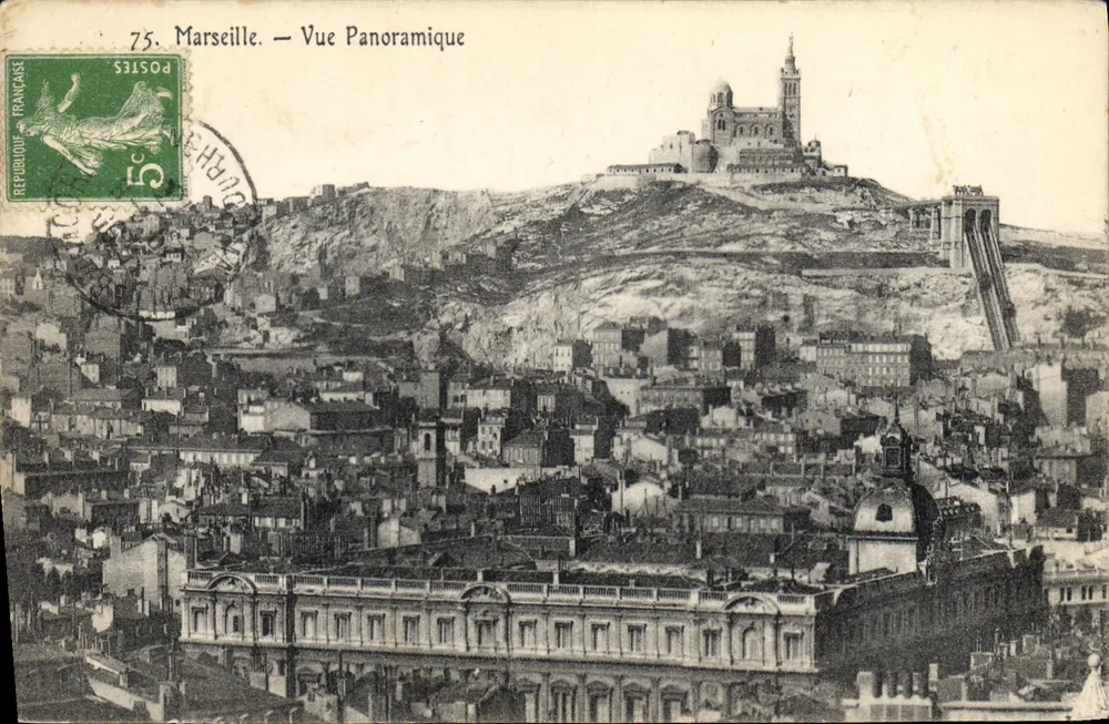 Marselha — Vue Panoramique — Editor não visível, n° de série 75 - Frente