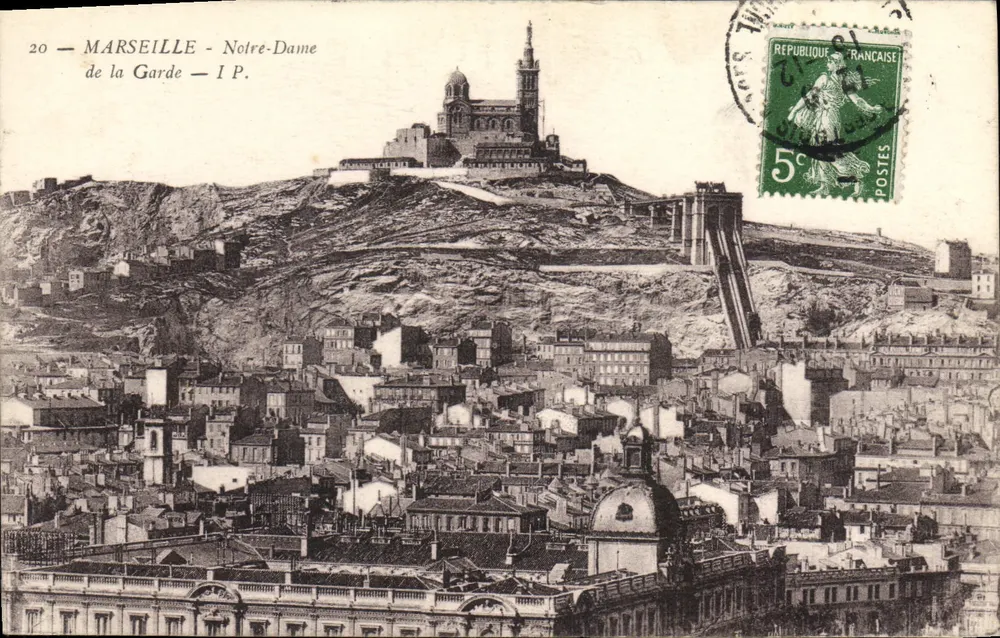 MARSEILLE - Nossa Senhora da Guarda — I P. - Frente
