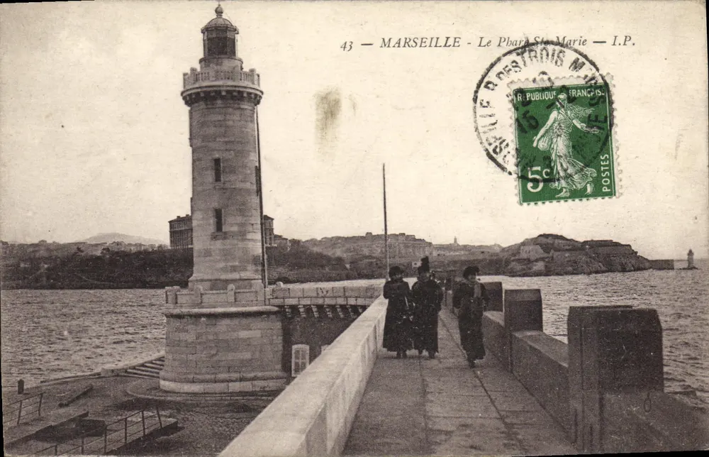 Marseille - O Farol de Santa Maria — I.P. n°43 - Frente