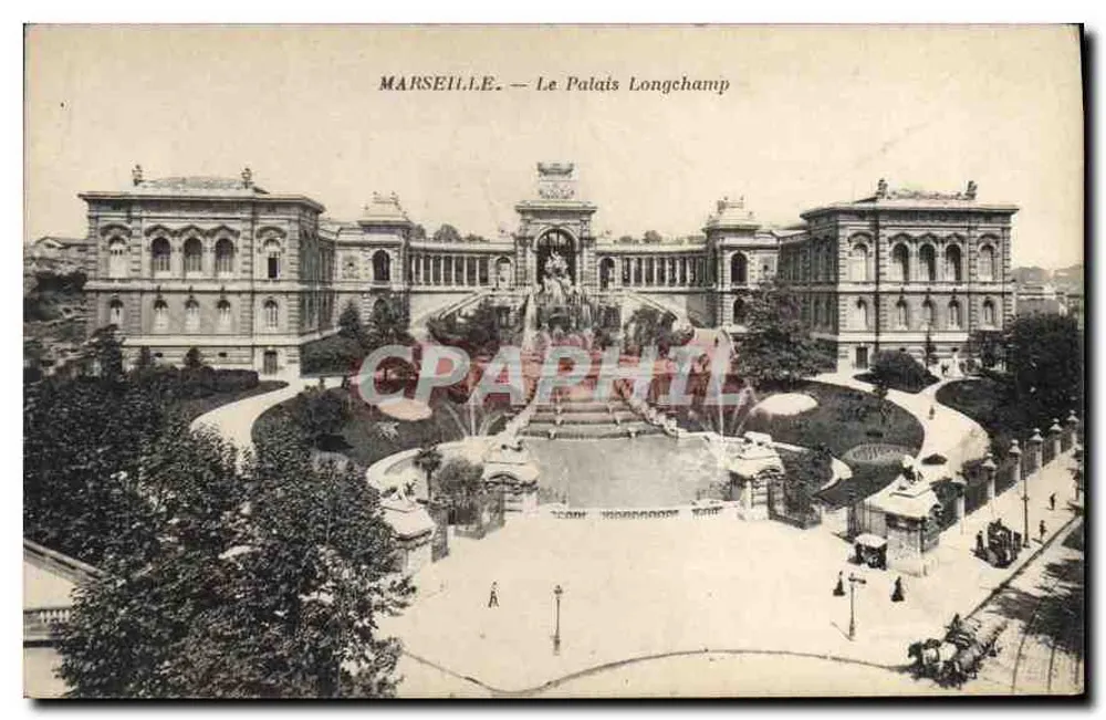 Marselha — O Palácio Longchamp — Editor não indicado, número de série não visível - Frente