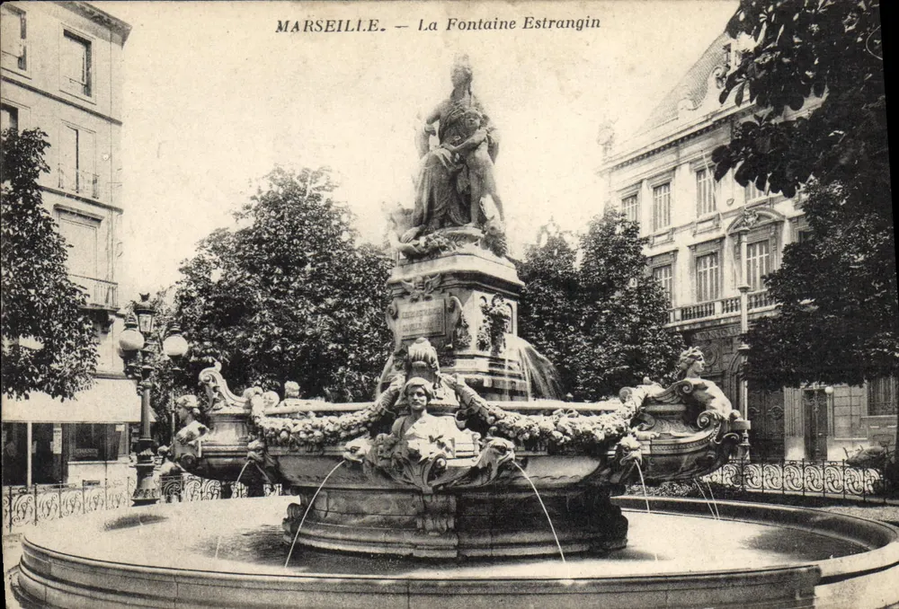 Marseille — A Fontaine Estrangin — Editor não identificado, número de série não visível - Frente