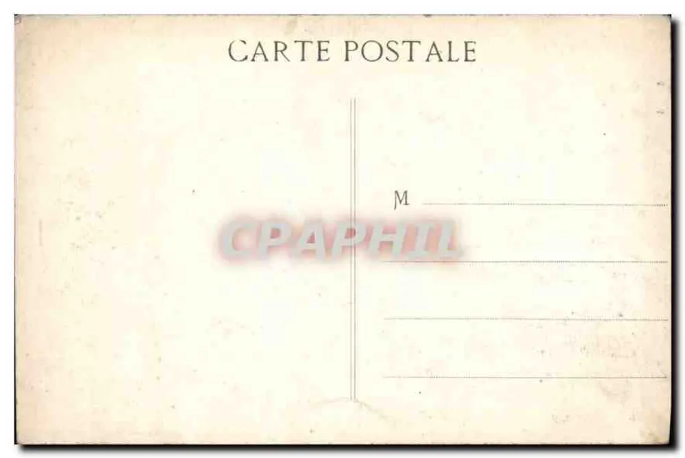 Marseille — A Fontaine Estrangin — Editor não identificado, número de série não visível - Verso