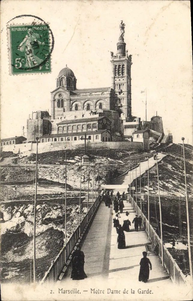 Marselha — Nossa Senhora da Guarda — editor desconhecido, n°2 - Frente