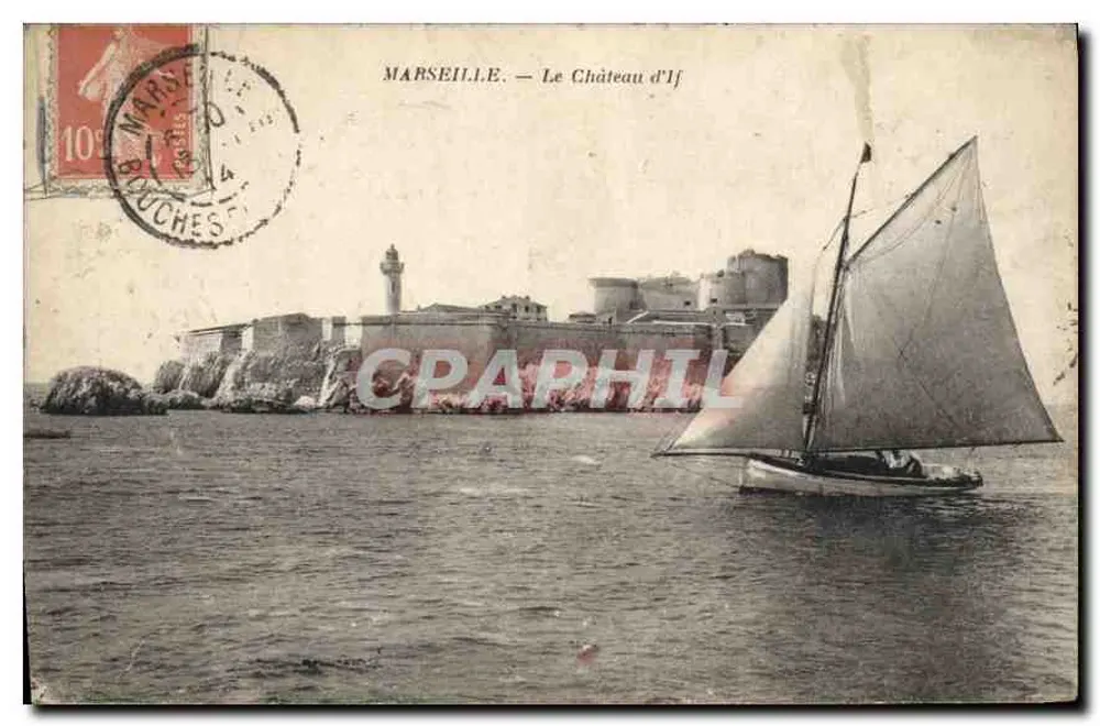 MARSEILLE — O Castelo de If — Editor: Pluches - Frente
