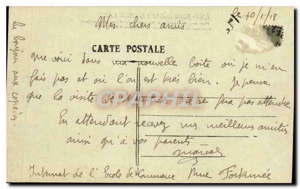 Porto de Marselha — O portal da Sardinha — Editor: Henri Darné, Marselha - Verso