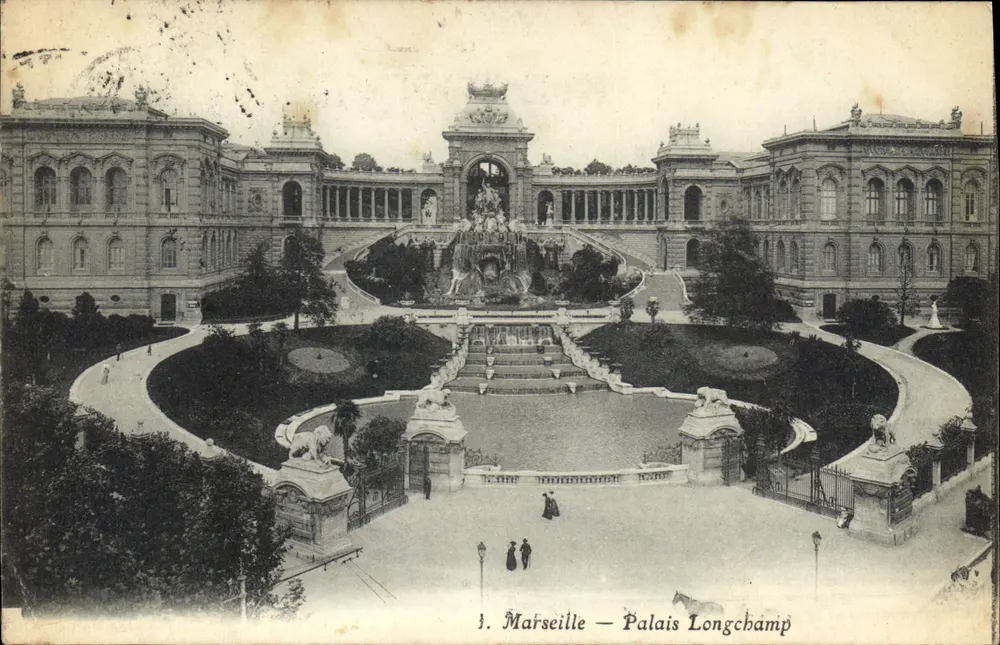 Marselha — Palácio Longchamp — Editor não identificado, n° de série 1 - Frente