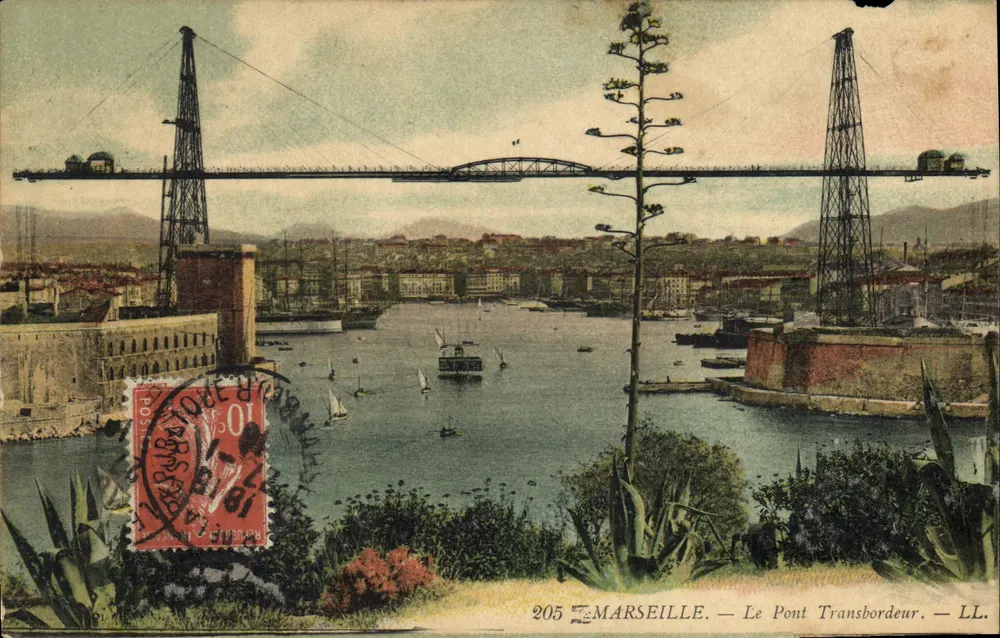 Marselha — O Ponte Transbordeur — LL. n° 205 - Frente