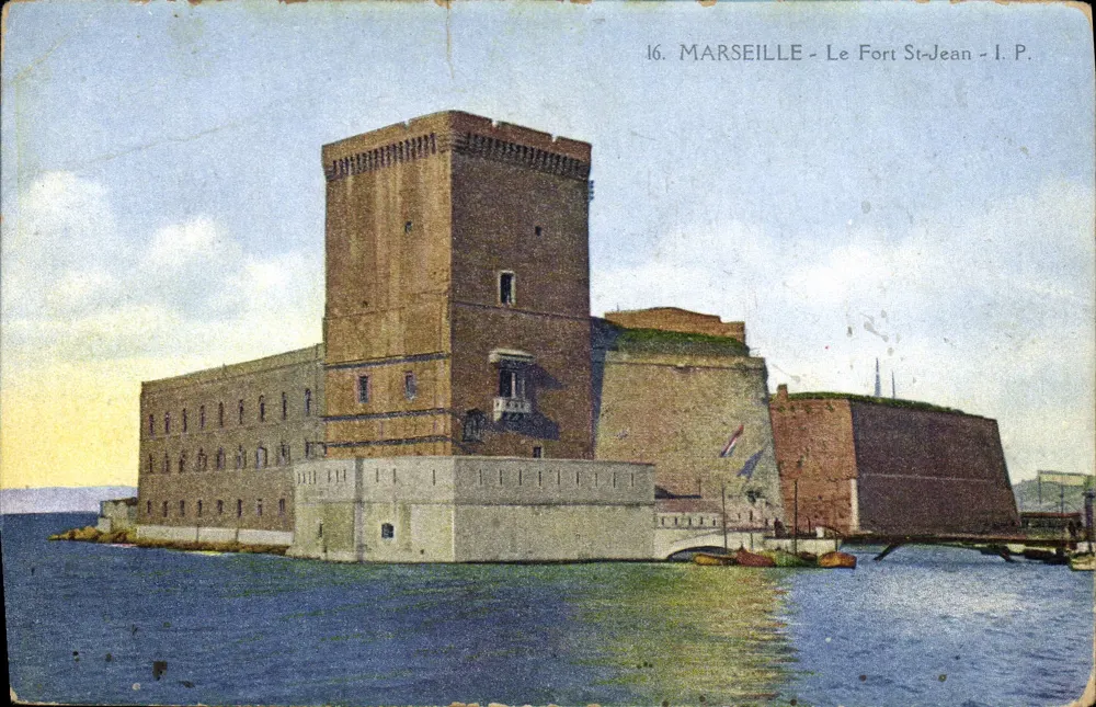 Marselha - O Forte St-Jean — I.P. editor - Frente