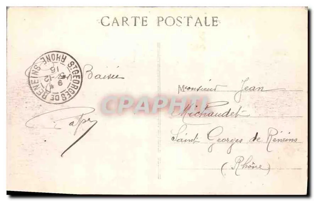 Marselha - O Palácio Longchamp — I.P. - Verso