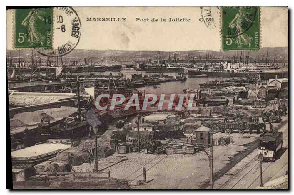 Marselha — Porto de La Joliette — C.M. (editora) - Frente